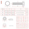 620PCS M4 M5 M6 Nut and Bolt Assortment Sets Heavy