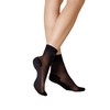 KUNERT Damen Söckchen Cotton Sole 20 Baumwollsohle 20 DEN Black