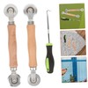 SHINEOFI 1set Window Screen Repair Kit with Ergonomic Tools Includes
