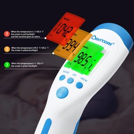 Berrcom Forehead Thermometer for Adults Non Contact Infrared Baby Thermometer Digital Children Thermometer Body Temperature Thermometer