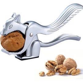 PONNYC Cascanueces de Acero Inoxidable, Cascanueces Antideslizante, Cascanueces Marisco, Cascanueces de Metal, Cascanueces para Nueces, Cascanueces Multifuncional, para Nueces, Ostras, Mariscos