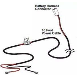Mighty Mule GTO FM350/360 Battery Power Cable Gate Opener Battery Harness, T1G9