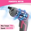 WORKPRO Powerful 3.6V Cordless Electric Eccentric Screwdriver Set with 240