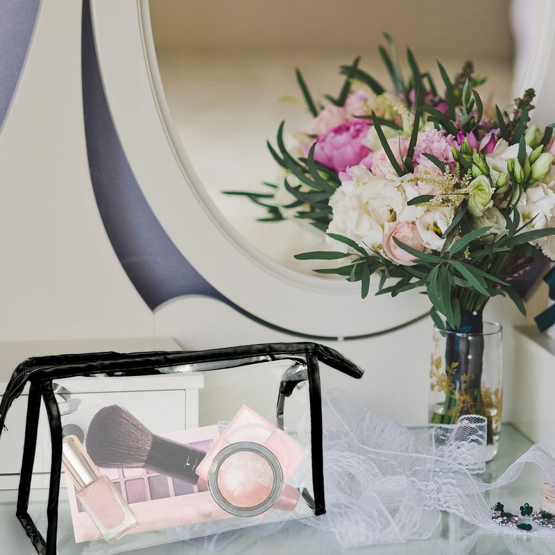 Clear Makeup Bag, Clear Toiletry Bag, Clear Cosmetic Bag,Large Capacity,