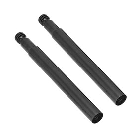 Bicycle Presta Valve Extender, 2 Pieces, 60 mm Bicycle Presta Valve Extender, Inner Tyre Valves Extension (Black)