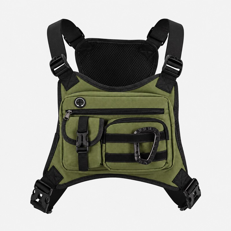Men's Tactical Chest Bag for Outdoor Activities – Adjustable Shoulder