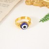 Evil Eye Ring for Women Ojo Lucky Ring Gold Wire