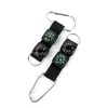Disaster evacuation multi-function carabiner thermometer compass
