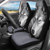 Pehede Car Seat Cover Grey Wolf Front for Cars, Easy