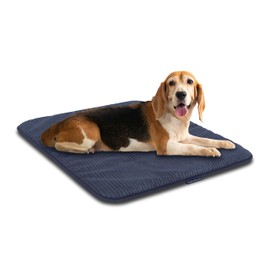 MyBestBuddy Hundematte grau Basic 90x70 cm L mit weichem Stoff extra für Haustiere - 40°C waschbar, allergikerfreundlich (100% Polyester) - Hundekissen BZW. Hundebett für große Hunde, 90 x 70 cm