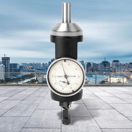 Dial Indicator, 0-3 mm 0.01 mm Centring Display Positioning Aid Measuring Tool Centring Test Dial Gauge for Mechanical Bore Measurement