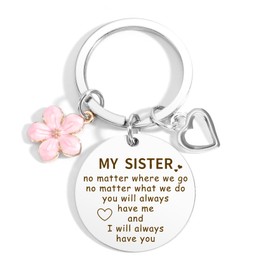 Sister Gifts For Sister Keyrings Sister Gifts From Sister Big Sister Gifts For Sister Birthday Gifts For Sister Funny Sister Gifts From Brother Valentines Days Gifts For Sister Easter, Christmas Gifts