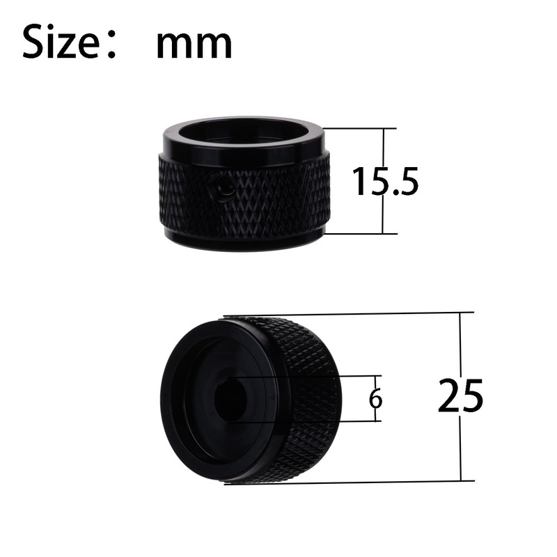 DIAO79NI 4 Pcs Guitar Foot Nail Cap Effect Pedal Accessory