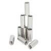 10 Pcs Round Coupling Nut M10x1.5 L35mm Stainless Steel Round