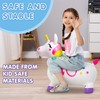 JOYIN Bouncy Unicorn Horse, Kids Ride On Bouncer, Toddler Girl