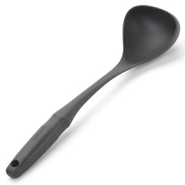 GoodCook Touch Heat-Safe Serving and Cooking Nylon Ladle, Black