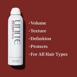UNITE Hair - TEXTURIZA Texturizing Spray - Adds Volume, Texture & Fullness - Medium Hold, Matte Finish - Safe for All Hair Types, 7 oz