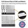 MulWark Hex Head Allen Wrench Drill Bit Set 20PC (10pc