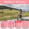 Janety Bottle Holder Bicycle, Bicycle Drink Holder with Mesh Pocket