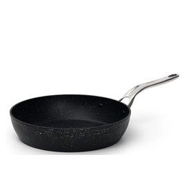 Starfrit The Rock Classic 10" (26cm) Non-Stick Deep Fry Pan - Durable Forged Aluminum - Oven Safe - PFOA Free - Easy to Clean