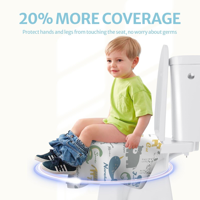 Blissful Diary 30 Pcs Toilet Seat Covers Disposable for Toddlers
