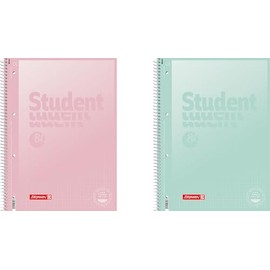 Brunnen BRUNNEN Collegeblock Premium Student „Pastell“ A4 Pastellfarben