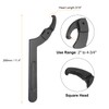 sourcing map C Hook Spanner Wrench, 2 to 4-3/4-inch Adjustable