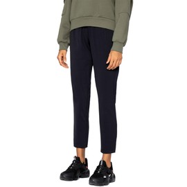 AJISAI 7/8 Joggers Travel Pants with Pockets Lounge Casual Stretch Workout Pants for Women Black M