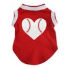 Petitebella - Camisa de béisbol para cachorros, diseño de corazón