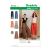 Simplicity 8134 Misses' Easy-to-Sew Pants and Shorts Sewing Pattern, Size