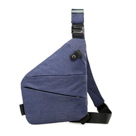 Gipfelfreund Anti-Theft Bag, Anti-Theft Bag, Crossbody Bag, Women's Shoulder Bag, Chest Bag, Men's Security Bag, Travel Bag for Men and Women, blue