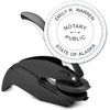 MaxMark Notary Seal Round Embosser for Alaska State - Includes