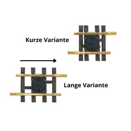 LGB Adjustable G Scale Track, 88 - 120Mm