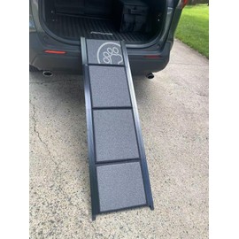 Zendova Zendova Dog Ramp for Car 63" Long & 17" Wide Portable Dog Ramps for Large Dogs with Non-Slip Rug Surface