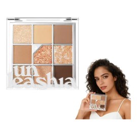 Unleashia Paleta Ojos Iluminada N°2 All Of Brown 9 Tonos