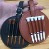 LH90H Golf Tee Holder for Bag, Golf Tee Carrier with
