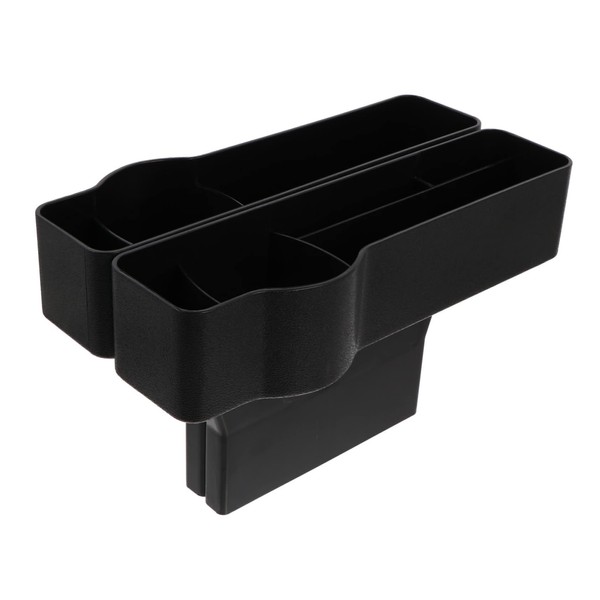 PACKOVE 2pcs Car Seat Gap Storage Organizer Box Leak Abs
