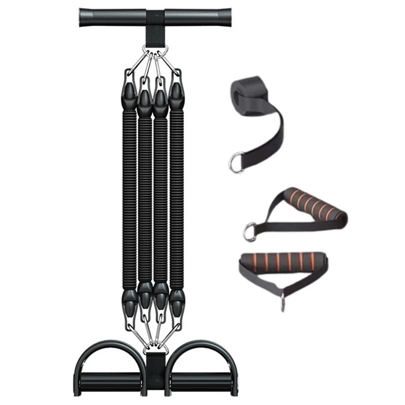 Pedal Resistance Band for Home Workouts – 75 lb Black