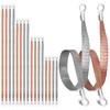16 Pcs Universal Automotive Ground Straps, 6/10/15/20 Inch Ground Straps