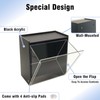 Gnjoyxuan Laundry Pods Container, Acrylic Wall Mounted Organizer with Extra