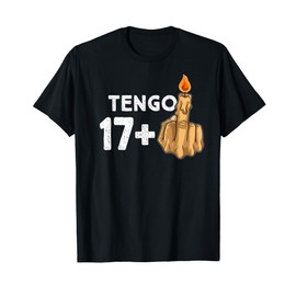 17+1 Half Finger 18th Birthday Candle T-Shirt