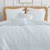 Peri Home Microfiber 3-Piece Comforter and Sham Set, King, White