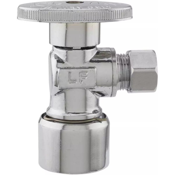 KX2622PCPOLF Quarter Turn Quicklock Push on Water Stop Valves, 5/8"