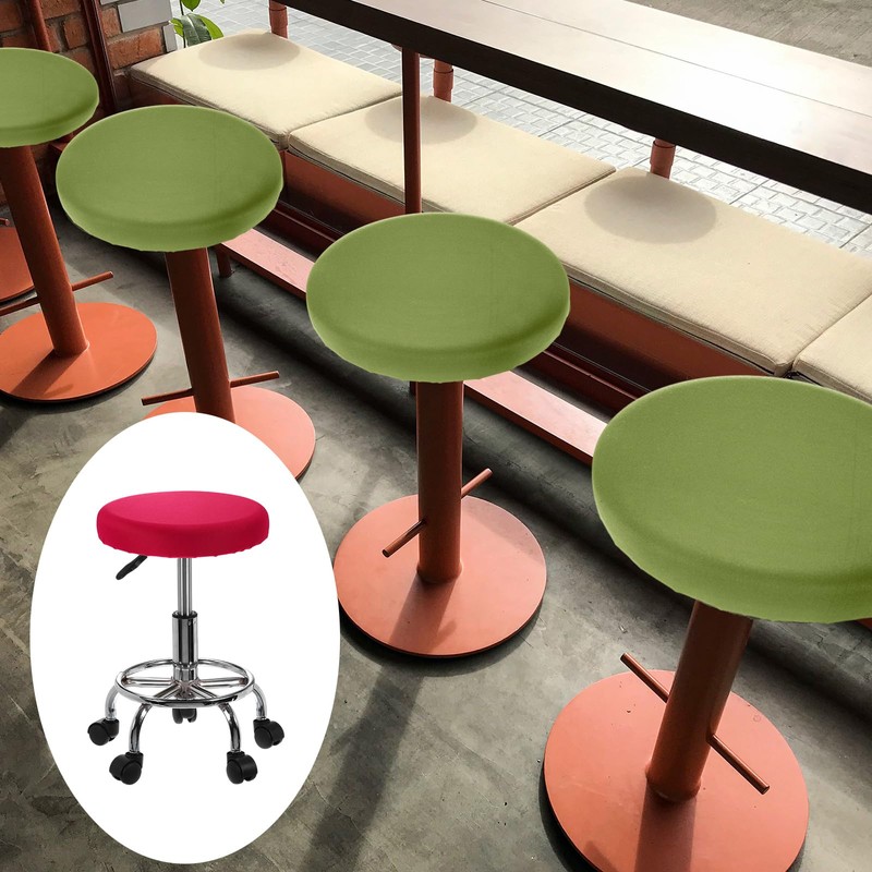 uxcell 4 Pack Stool Covers Round, 16-18 Inch Bar Stool