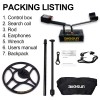 all-sun Pro Metal Detector Waterproof Underground Treasure Gold Silver Hunter
