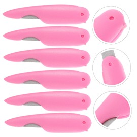 Gatuida 6Pcs Portable Nail Files Dual Sided Nail Shaping for Fingernails Compact Design for Easy Manicure Chic Durable Polishing Tools