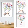 2Set Cartoon Pattern Fingerprint Painting DIY Signature Guest Book Wedding