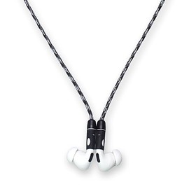 M.Craftsman Magnetic Anti-Lost Straps for AirPods, Woven Rope Lanyard, Compatible with AirPods 1st, 2nd, 3rd & Pro 1st, 2nd Gen (Black)