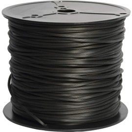 Screen Spline - 0.175", 15lb Roll - Round Screen Retainer Spline - Bulk Screen Holder Spline for Screen Door, Window Mesh & Mosquito Net Fixing - Screen Door Repair & Replacement Spline - Black