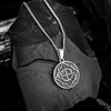 murtoo Necklace for Men, Stainless Steel Mens Necklace with Compass,